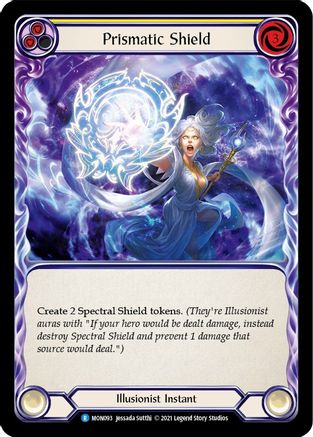 Prismatic Shield (Yellow) [U-MON093] (Monarch Unlimited)  Unlimited Normal-1
