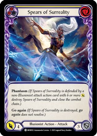 Spears of Surreality (Yellow) [MON102] (Monarch)  1st Edition Normal-1