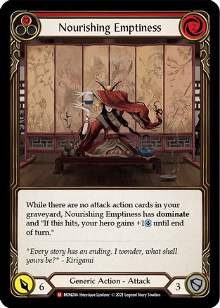 Nourishing Emptiness [MON246-RF] (Monarch)  1st Edition Rainbow Foil-1