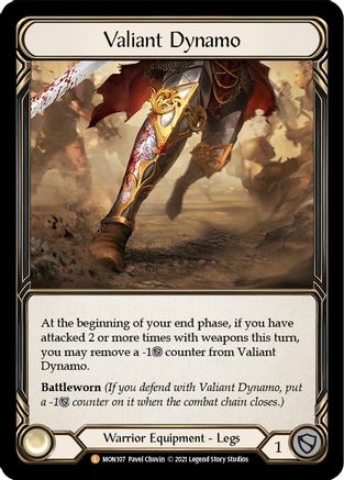 Valiant Dynamo [U-MON107-RF] (Monarch Unlimited)  Unlimited Rainbow Foil-1