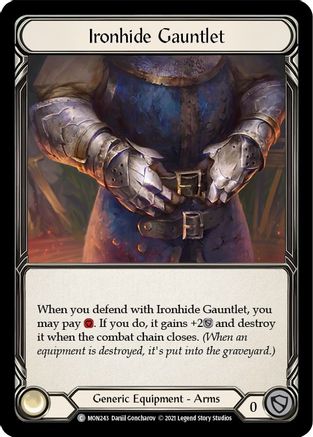 Ironhide Gauntlet [U-MON243-RF] (Monarch Unlimited)  Unlimited Rainbow Foil-1