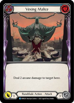 Vexing Malice (Blue) [U-MON234-RF] (Monarch Unlimited)  Unlimited Rainbow Foil-1