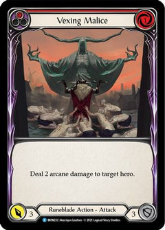 Vexing Malice (Red) [U-MON232-RF] (Monarch Unlimited)  Unlimited Rainbow Foil-1