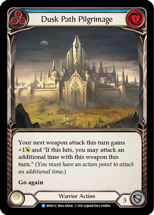 Dusk Path Pilgrimage (Blue) [MON112] (Monarch)  1st Edition Normal-1