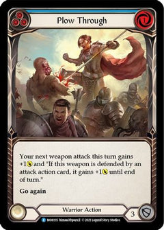 Plow Through (Blue) [U-MON115-RF] (Monarch Unlimited)  Unlimited Rainbow Foil-1