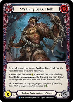 Writhing Beast Hulk (Blue) [MON131] (Monarch)  1st Edition Normal-1