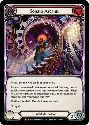 Sonata Arcanix [U-MON231-RF] (Monarch Unlimited)  Unlimited Rainbow Foil-1
