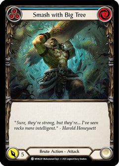 Smash with Big Tree (Blue) [MON228-RF] (Monarch)  1st Edition Rainbow Foil-1