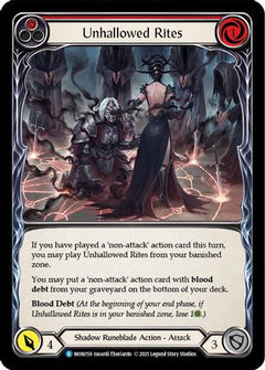 Unhallowed Rites (Red) [MON159] (Monarch)  1st Edition Normal-1