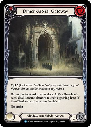 Dimenxxional Gateway (Red) [U-MON162] (Monarch Unlimited)  Unlimited Normal-1