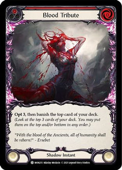 Blood Tribute (Red) [U-MON215-RF] (Monarch Unlimited)  Unlimited Rainbow Foil-1