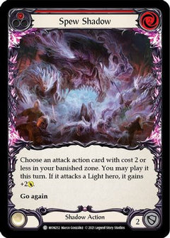 Spew Shadow (Red) [MON212-RF] (Monarch)  1st Edition Rainbow Foil-1