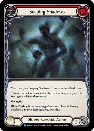 Seeping Shadows (Red) [U-MON165-RF] (Monarch Unlimited)  Unlimited Rainbow Foil-1