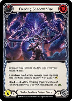 Piercing Shadow Vise (Red) [MON171-RF] (Monarch)  1st Edition Rainbow Foil-1