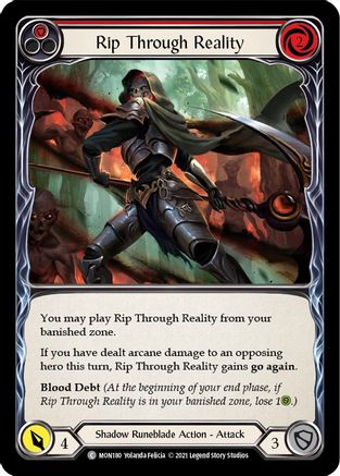Rip Through Reality (Red) [U-MON180-RF] (Monarch Unlimited)  Unlimited Rainbow Foil-1