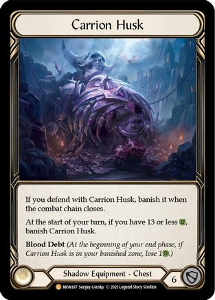 Carrion Husk [MON187-CF] (Monarch)  1st Edition Cold Foil-1