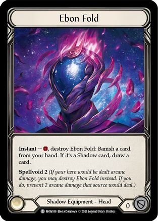 Ebon Fold [U-MON188-RF] (Monarch Unlimited)  Unlimited Rainbow Foil