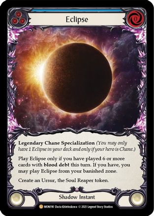 Eclipse [U-MON190-RF] (Monarch Unlimited)  Unlimited Rainbow Foil-1