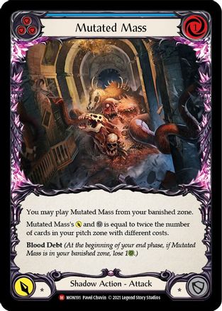 Mutated Mass [MON191-RF] (Monarch)  1st Edition Rainbow Foil-1