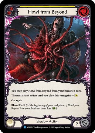 Howl from Beyond (Yellow) [U-MON201] (Monarch Unlimited)  Unlimited Normal-1