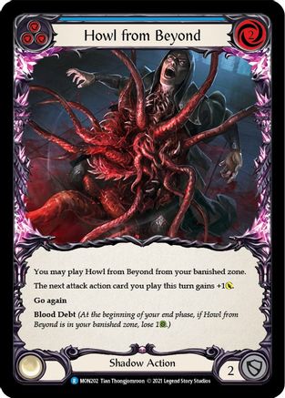 Howl from Beyond (Blue) [U-MON202-RF] (Monarch Unlimited)  Unlimited Rainbow Foil-1