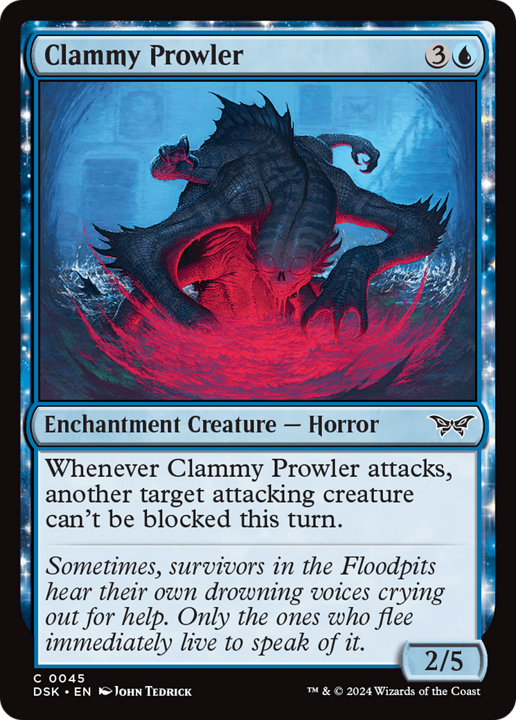 Clammy Prowler [Duskmourn: House of Horror]-1