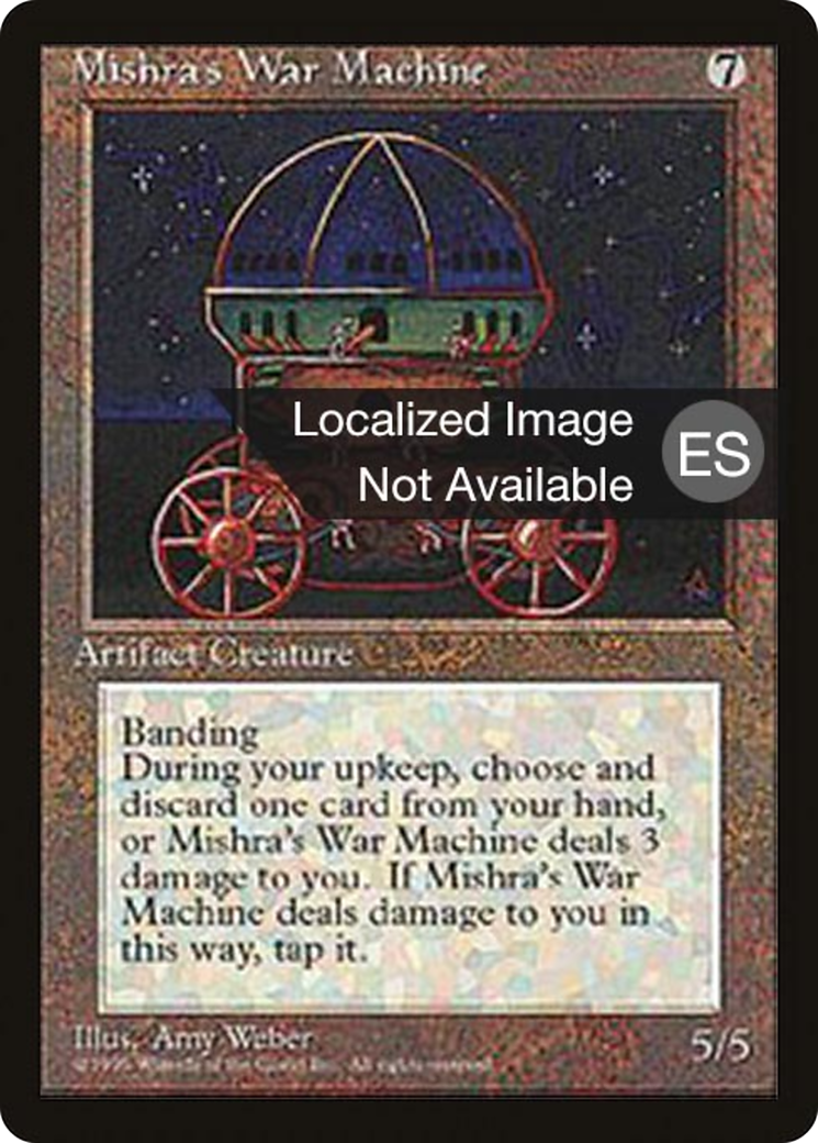 Mishra's War Machine [Fourth Edition Foreign Black Border]-1