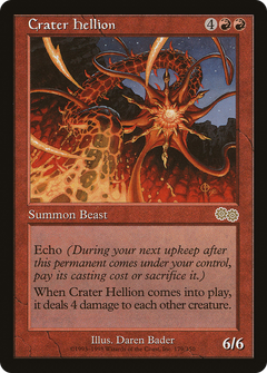 Crater Hellion [Urza's Saga]-1