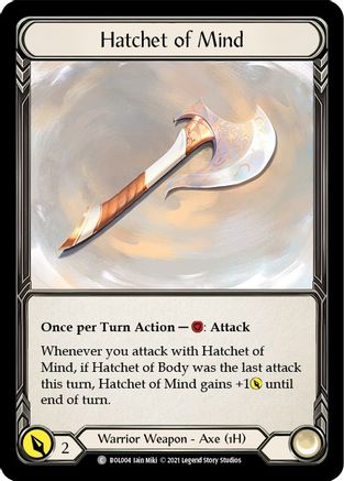 Hatchet of Mind [BOL004] (Monarch Boltyn Blitz Deck)-1