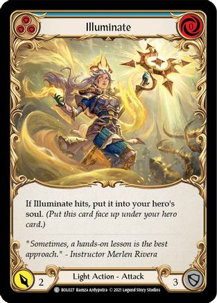 Illuminate (Blue) [BOL027] (Monarch Boltyn Blitz Deck)-1