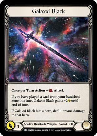 Galaxxi Black [CHN003] (Monarch Chane Blitz Deck)-1