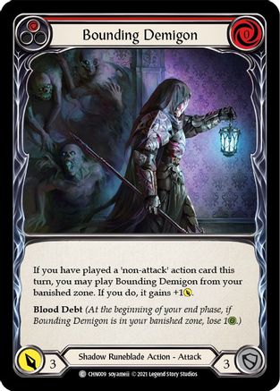 Bounding Demigon (Red) [CHN009] (Monarch Chane Blitz Deck)-1