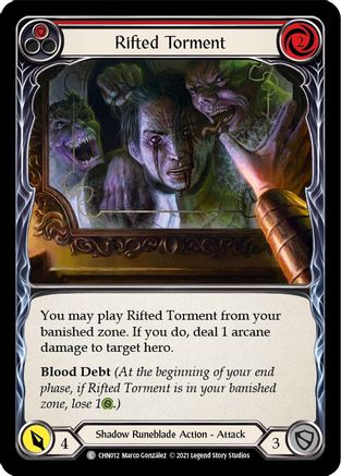 Rifted Torment (Red) [CHN012] (Monarch Chane Blitz Deck)-1