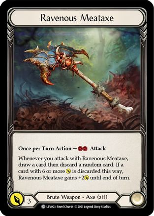 Ravenous Meataxe [LEV003] (Monarch Levia Blitz Deck)-1