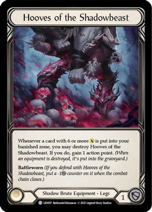 Hooves of the Shadowbeast [LEV007] (Monarch Levia Blitz Deck)-1