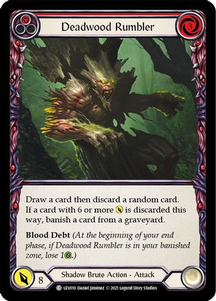 Deadwood Rumbler (Red) [LEV010] (Monarch Levia Blitz Deck)-1