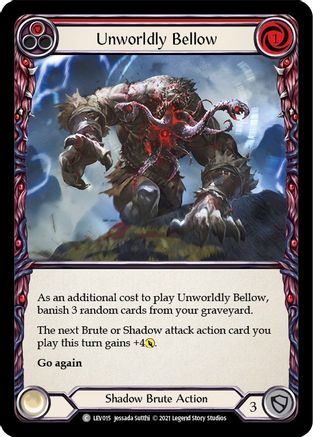 Unworldly Bellow (Red) [LEV015] (Monarch Levia Blitz Deck)-1