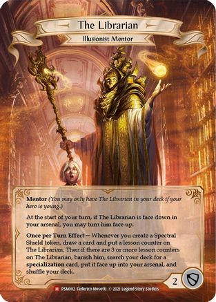 The Librarian (PSM002) - Blitz Deck: Monarch - Prism Unlimited Edition Rainbow Foil-1