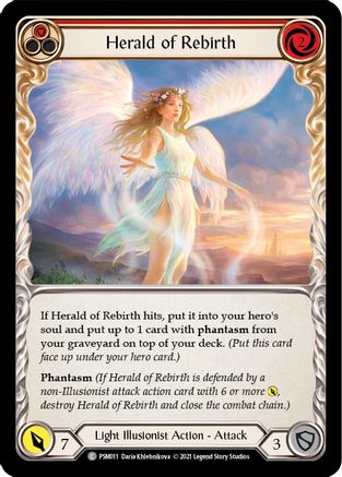 Herald of Rebirth (Red) [PSM011] (Monarch Prism Blitz Deck)-1