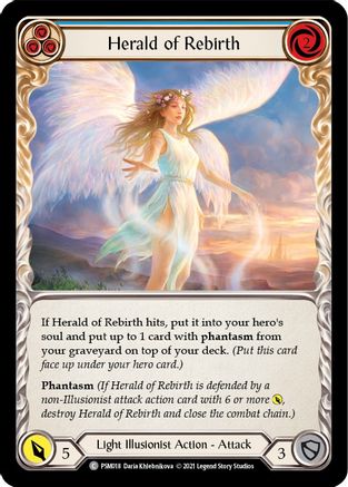Herald of Rebirth (Blue) [PSM018] (Monarch Prism Blitz Deck)-1