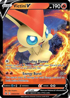 Victini V (SWSH104) [Sword & Shield: Black Star Promos]-1