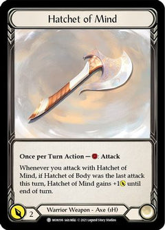 Spectral Shield //Hatchet of Mind [MON104 // MON106] (Monarch)  1st Edition Normal-1