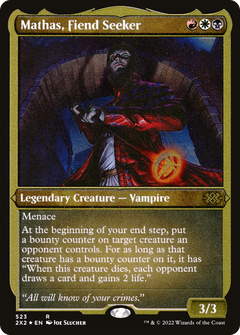 Mathas, Fiend Seeker (Foil Etched) [Double Masters 2022]-1