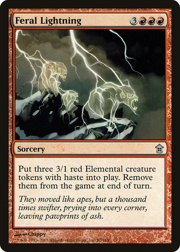 Feral Lightning [Saviors of Kamigawa]-1
