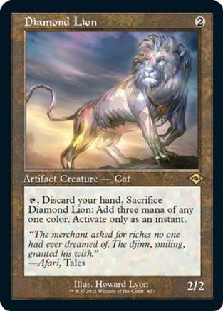 Diamond Lion (Retro Foil Etched) [Modern Horizons 2]-1