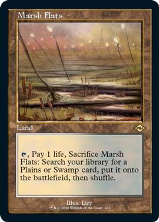 Marsh Flats (Retro Frame) (Foil Etched) (MH2-437) - Modern Horizons 2 Foil-1