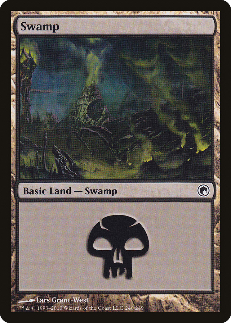 Swamp (240) [Scars of Mirrodin]-1