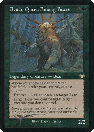 Ayula, Queen Among Bears (Retro Foil Etched) [Modern Horizons]-1