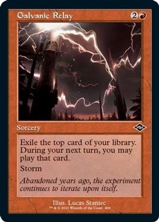Galvanic Relay (Retro Frame) (Foil Etched) (MH2-406) - Modern Horizons 2 Foil-1