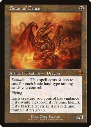Scion of Draco (Retro Frame) (MH2-431) - Modern Horizons 2 Foil-1